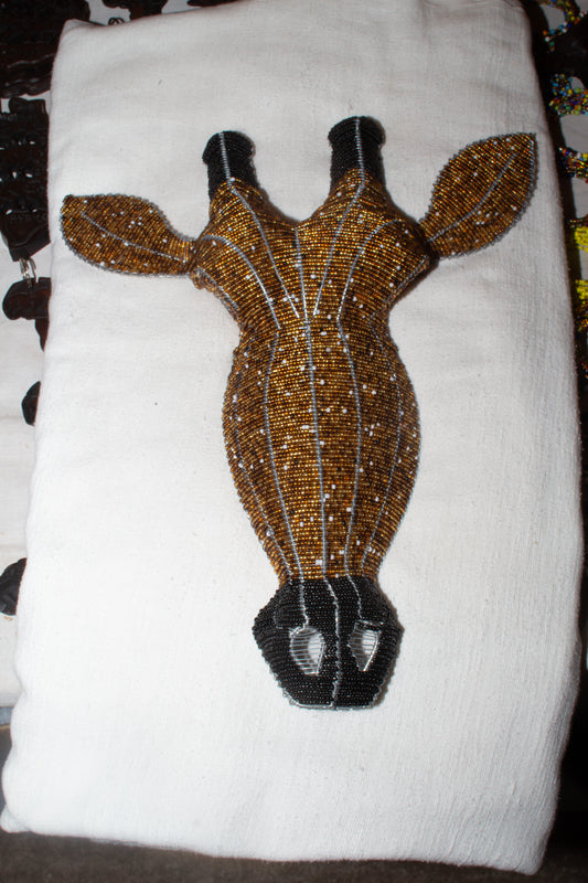 Beaded Cow Head