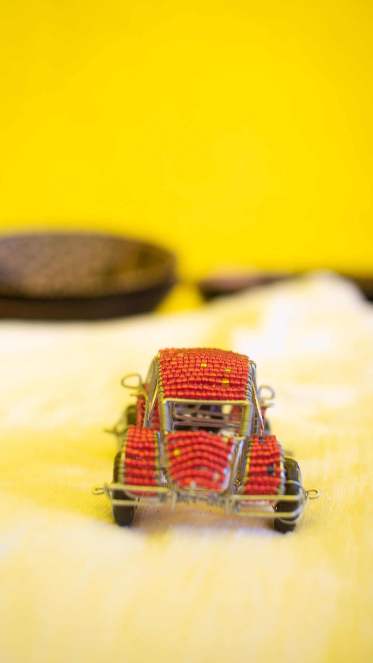 Little beaded car